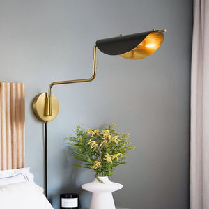 1 - Light Adjustable Modern Swing Arm Wall Sconce - Yiilighting