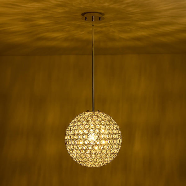 1 - Light Luxury Golden Crystal Sphere Pendant - Yiilighting