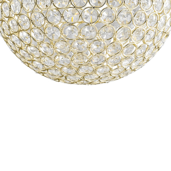 1 - Light Luxury Golden Crystal Sphere Pendant - Yiilighting