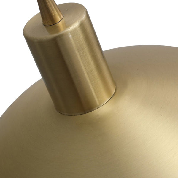 1 - Light Mid - Century Modern Brass Dome Pendant Light - Yiilighting