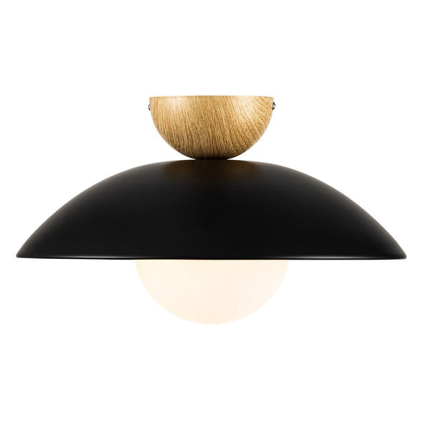 1 - Light Modern Dome Bowl Semi - Flush Mount Ceiling Light - Yiilighting