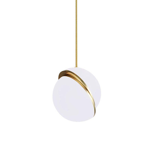 1 - Light Modern Opal Globe Pendant Light - Yiilighting