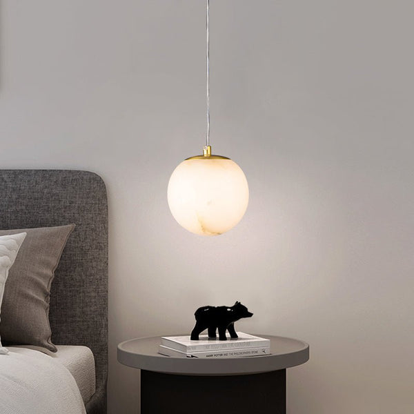 1 - Light Nordic Gold Transmission Globe Pendant Light - Yiilighting