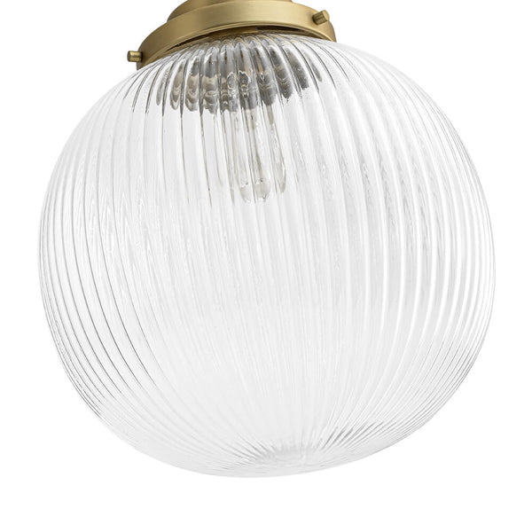 1 - Light Ripple Glass Globe Pendant - Yiilighting