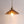 1-Light Vintage Ribbed Glass Brass Dome Pendant Light - Yiilighting