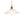 1-Light Vintage Ribbed Glass Brass Dome Pendant Light - Yiilighting