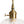 1-Light Vintage Ribbed Glass Brass Dome Pendant Light - Yiilighting