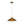 1-Light Vintage Ribbed Glass Brass Dome Pendant Light - Yiilighting