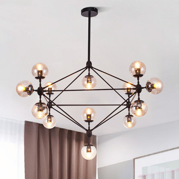 10/15 - Light Modern Modo Glass Globe Chandelier - Yiilighting