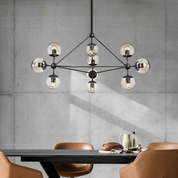 10/15 - Light Modern Modo Glass Globe Chandelier - Yiilighting