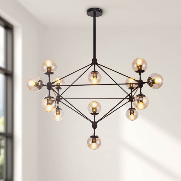 10/15 - Light Modern Modo Glass Globe Chandelier - Yiilighting