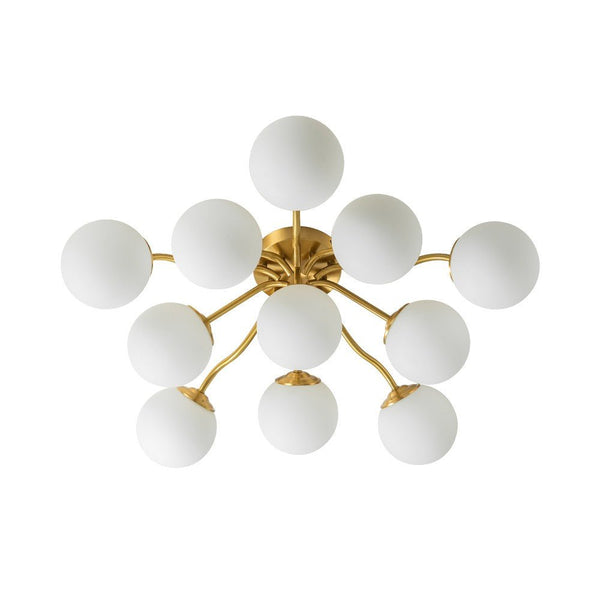 11 - Light Mid - Century Modern Glass Sputnik Ceiling Light - Yiilighting