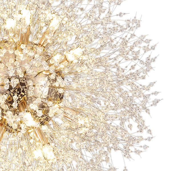16 - Light Dandelion Crystal Firework Sputnik Chandelier - Yiilighting