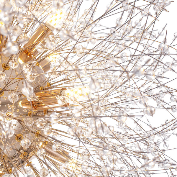 16 - Light Dandelion Crystal Firework Sputnik Chandelier - Yiilighting