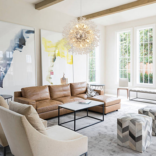 16 - Light Dandelion Crystal Firework Sputnik Chandelier - Yiilighting