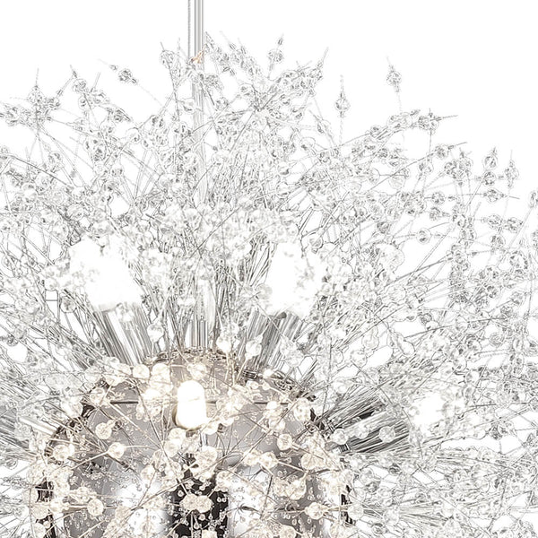 16 - Light Dandelion Crystal Firework Sputnik Chandelier - Yiilighting