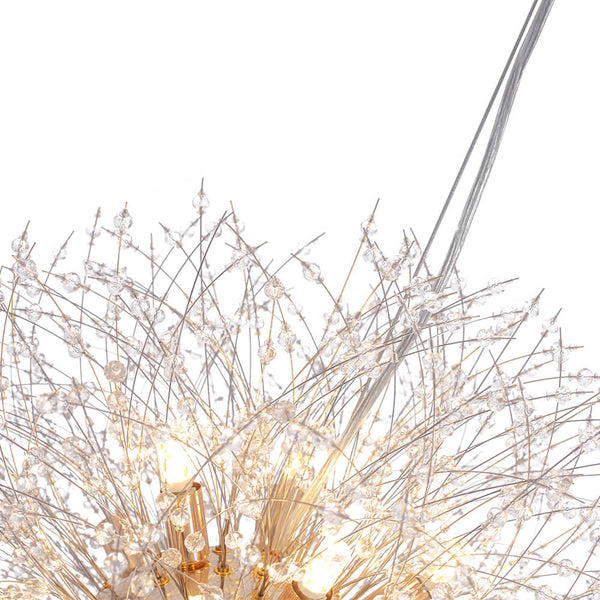 16 - Light Dandelion Crystal Firework Sputnik Chandelier - Yiilighting