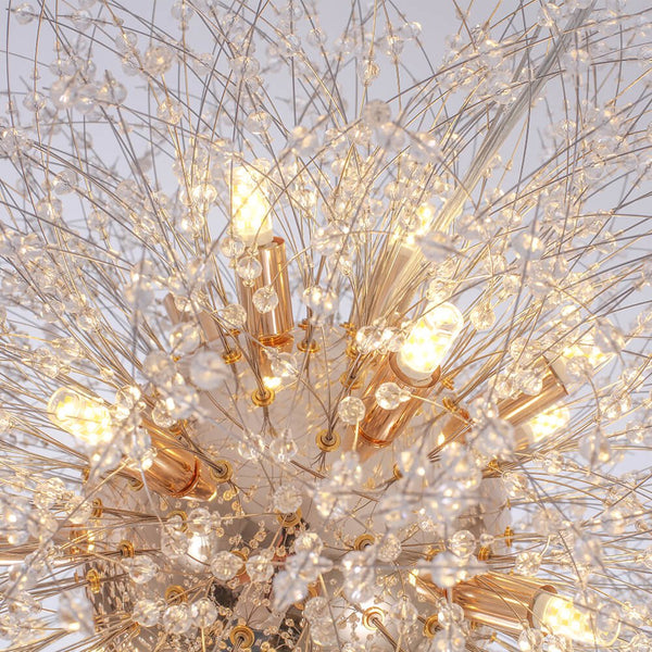 16 - Light Dandelion Crystal Firework Sputnik Chandelier - Yiilighting