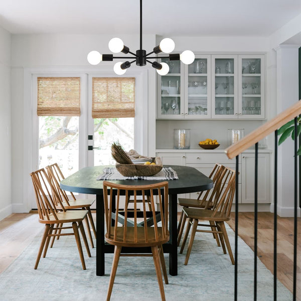 Minimalist 6-Light Sputnik Chandelier