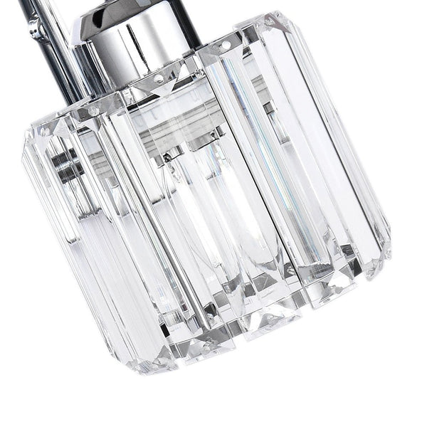 2 - Light Modern Crystal Bathroom Vanity Light - Yiilighting