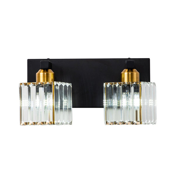 2 - Light Modern Dimmable Crystal Wall Sconce - Yiilighting