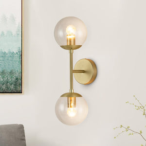 2 - Light Modern Minimalist Glass Wall Sconce - Yiilighting