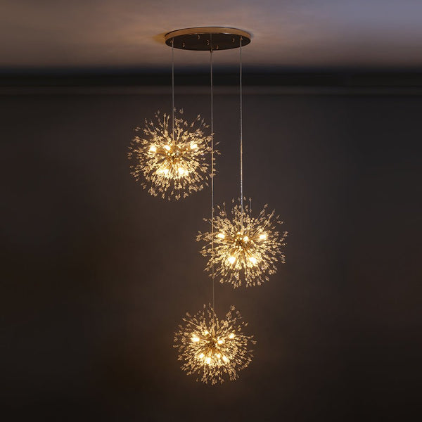 24/40 - Light Dandelion Sputnik Firework Chandelier - Yiilighting