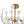 3-Light French Gold Floral Semi Flush Mount Light with Glass Flowers