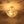 3-Light French Gold Floral Semi Flush Mount Light with Glass Flowers