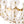 3-Light French Gold Floral Semi Flush Mount Light with Glass Flowers - Yiilighting