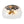3-Light Hammered Glass Bowl Flush Mount Ceiling Light - Yiilighting