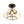3-Light Ribbed Pumpkin Clear Glass Semi Flush Mount Ceiling Light - Yiilighting