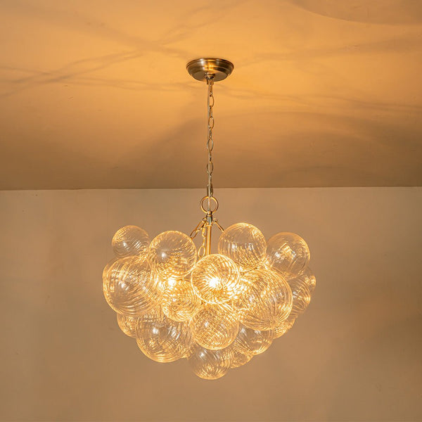 3/8 - Light Modern Cluster Glass Bubble Chandelier - Yiilighting