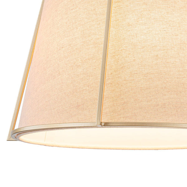 4-Light Classic Fabric Drum Chandelier | Champagne Gold Iron Pendant Light - Yiilighting