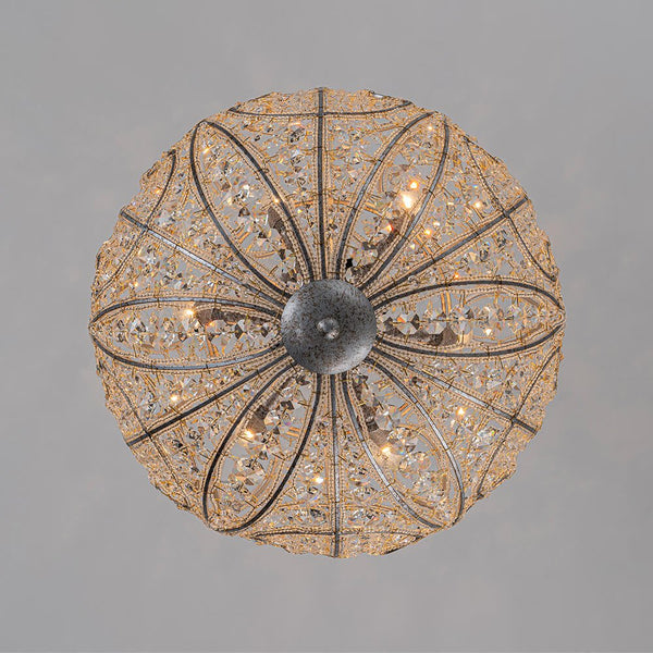 4/6 - Light Luxury Spherical Crystal Chandelier - Yiilighting