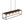 5 - Light Black Classic Linear Rectangular Iron Frame Chandelier - Yiilighting