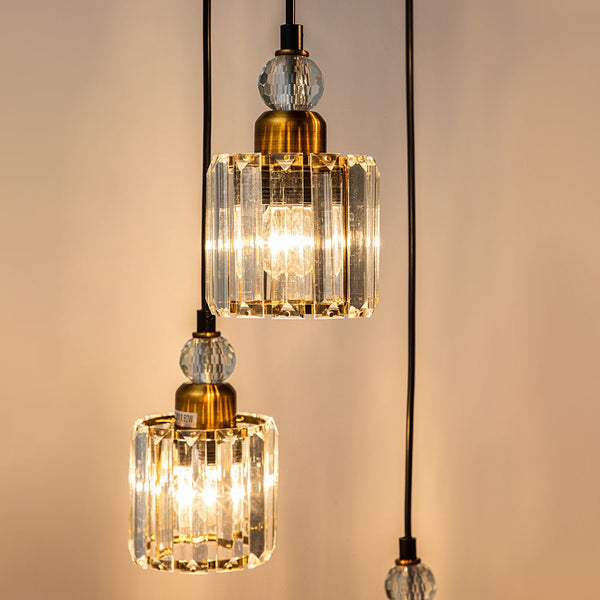 5 - Light Modern Crystal Pendant Lighting - Yiilighting