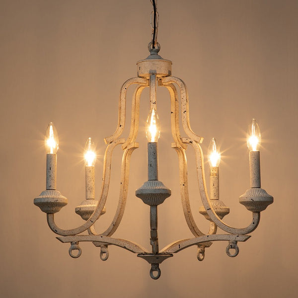 5 - Light Vintage French Candle Style Empire Chandelier - Yiilighting