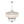 6-Light Glam Tiered Ring Crystal Circular Chandelier