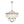 6-Light Glam Tiered Ring Crystal Circular Chandelier