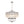 6-Light Glam Tiered Ring Crystal Circular Chandelier