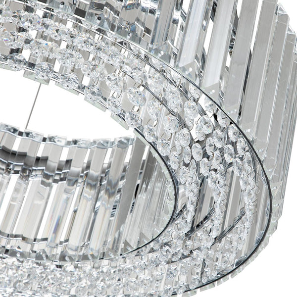 6 - Light Contemporary Round Crystal Drum Chandelier - Yiilighting