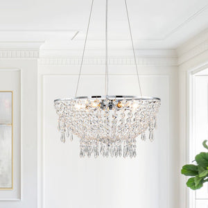 6 - Light Modern Bowl Crystal Pendant Lighting - Yiilighting