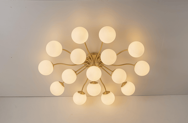 6/11/16 - Light Mid - Century Modern Glass Sputnik Ceiling Light - Yiilighting