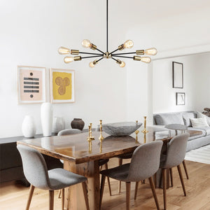 6/8 - Light Modern Sputnik Silhouette Chandelier - Yiilighting