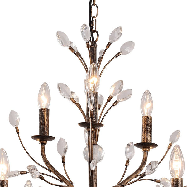 6/9 - Light Modern French Country Crystal Chandelier - Yiilighting