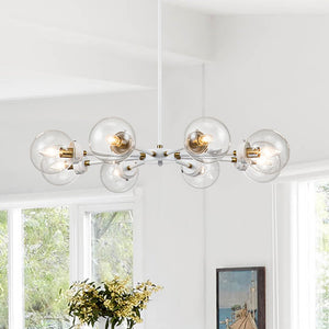 8 - Light Modern Sputnik Bubble Glass Chandelier - Yiilighting