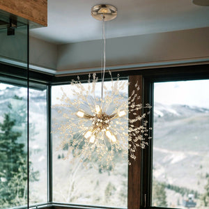 8 - Light Modern Sputnik Firework Chandelier - Yiilighting