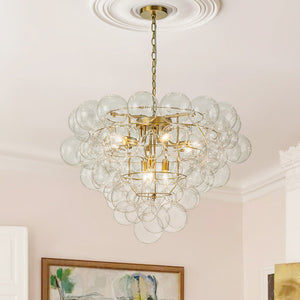 9 - Light Modern Cluster Grape Bubble Chandelier - Yiilighting