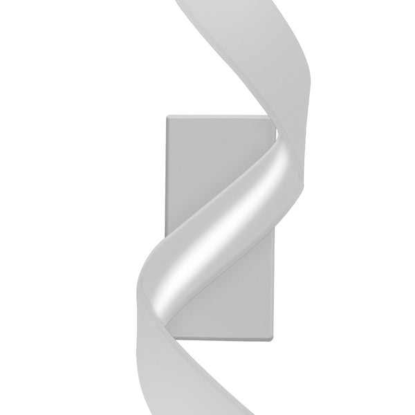 Abstract Spiral Ribbon Minimalist LED Wall Sconce